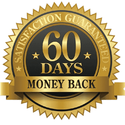 MaxForce 60-day money-back guarantee badge