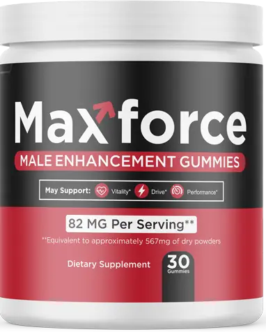 MaxForce male vitality gummies formula